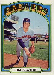 1972 Topps Baseball Cards      744     Jim Slaton RC